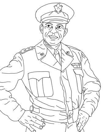 General Eisenhower coloring page image 63-92