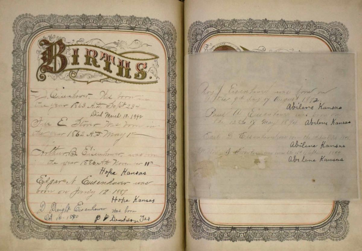 Eisenhower Family Bible image