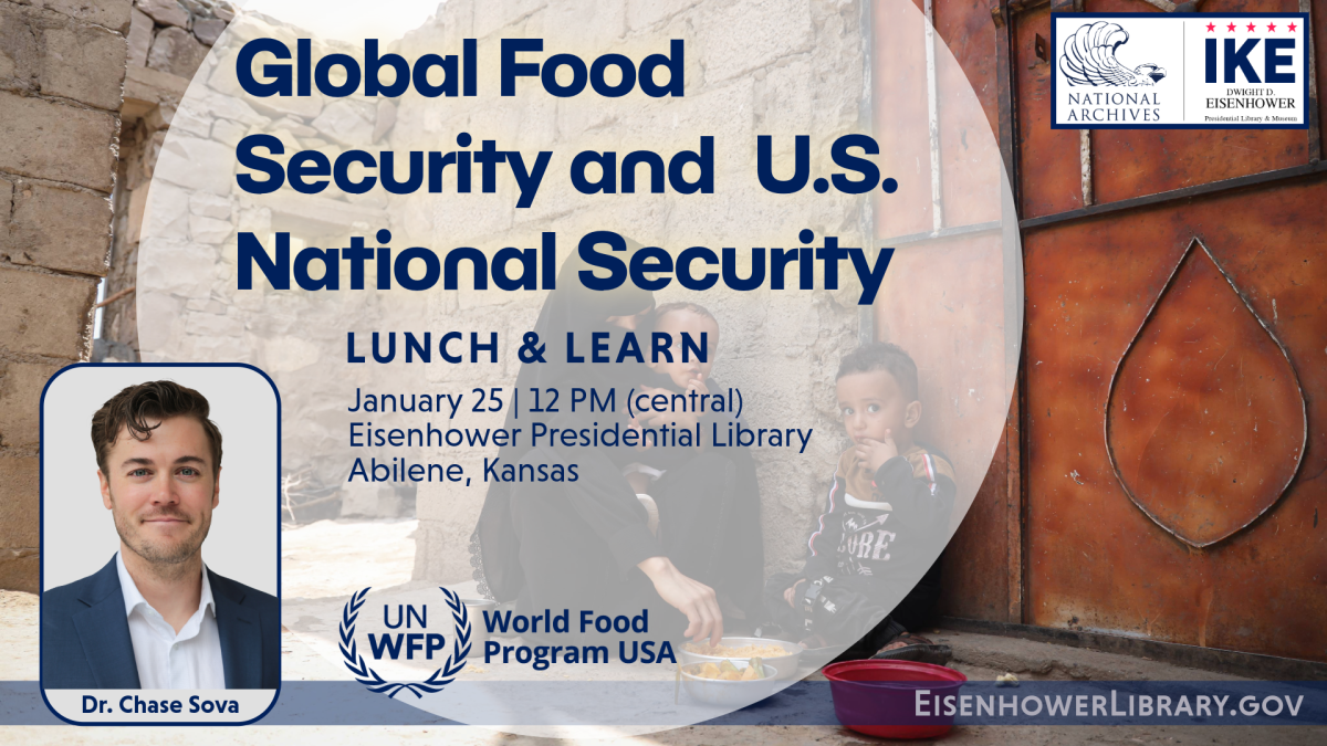 Food for peace lunch & learn program event promo
