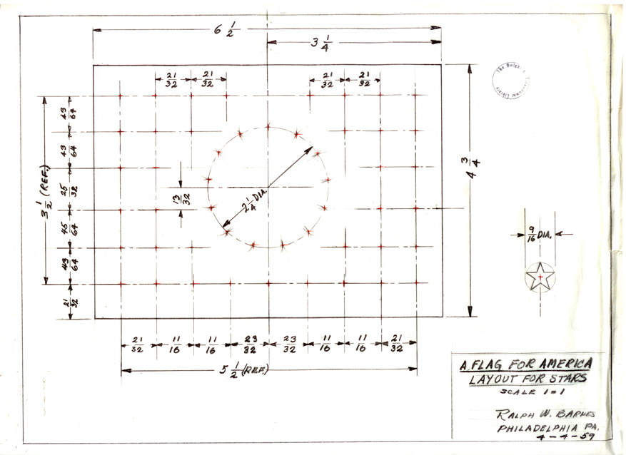 Design of the 49- and 50-Star Flags | Eisenhower Presidential Library