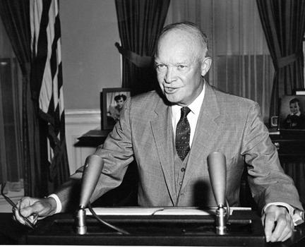 September 24, 1957 - Dwight D. Eisenhower has a special broadcast on the Little Rock situation [72-2433-7]