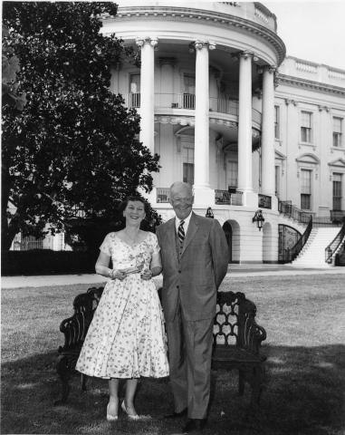 Ike and Mamie 38th wedding anniversary photo