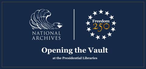 Opening the Vault exhibit logo