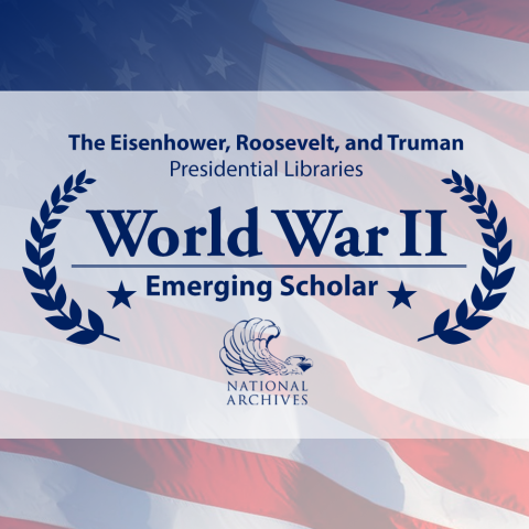 Logo for the World War II Emerging Scholar Symposium 2024