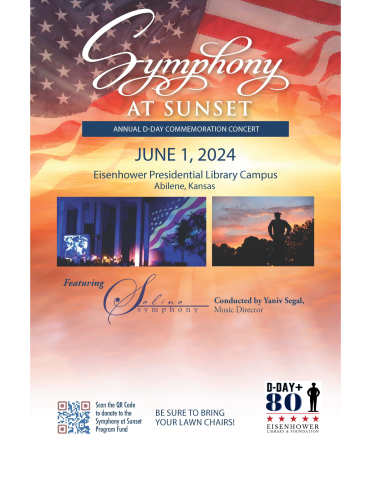 Symphony at Sunset poster 2024 - D-Day 80