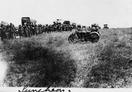 "Luncheon" 1919 Transcontinental Motor Convoy.