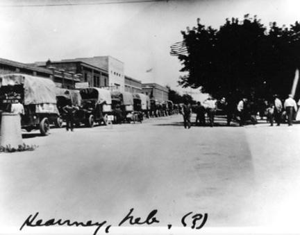"Kearney, Neb. (?)" 1919 Transcontinental Motor Convoy.