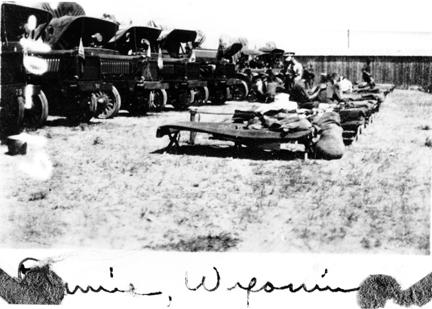 "Laramie, Wyoming" 1919 Transcontinental Motor Convoy.