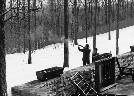 March 19, 1960 - Dwight D. Eisenhower skeet shooting [72-3363-6]