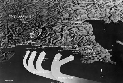 World War II Battle Map - "The Assault"