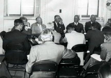 October 1954 - Committee meeting of the President's Advisory Committee on National Highway System (Clay Committee)
