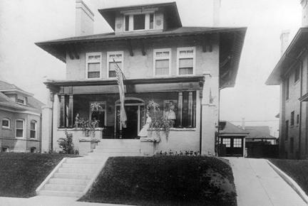 c. 1911 - Doud family home in Denver, Colorado