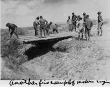 "Another fine example of modern Engineering" 1919 Transcontinental Motor Convoy.