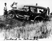 "Packard in Nebraska" 1919 Transcontinental Motor Convoy.