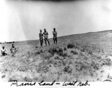 "Prairie land - West Nebraska" 1919 Transcontinental Motor Convoy.