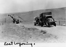 "East Wyoming" 1919 Transcontinental Motor Convoy.
