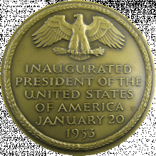 1953 Inaugural Committe Medal - Reverse